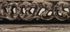 Argent antique baroque ajour� invers� 68X34 mm